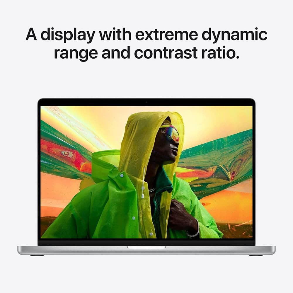 Apple,Apple MacBook Pro 14-inch (2021) M1 Pro chip with 8 core CPU and 14 core GPU 16GB Unified Memory 512GB SSD - Silver - Gadcet.com